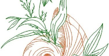 floral machine Embroidery Design