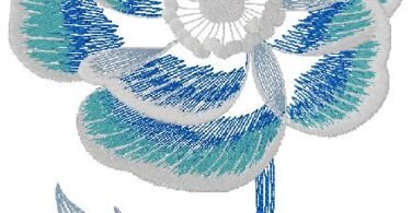 flower embroidery design