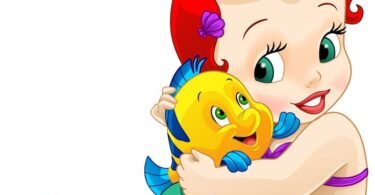 wonderful Little Mermaid Embroidery Design
