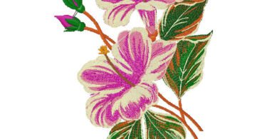wonderful floral Embroidery Design
