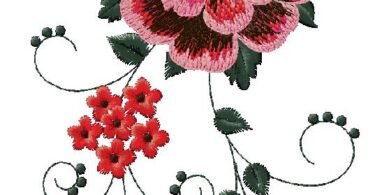 wonderful floral - Machine Embroidery Design