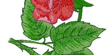 flower machine embroidery design 