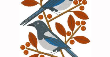 wonderful Birds machine Embroidery Design