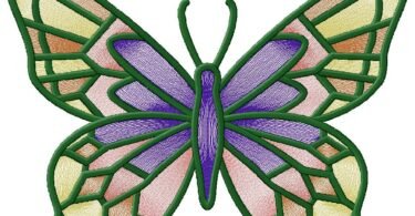 wonderful Butterfly embroidery design