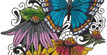 wonderful floral embroidery design