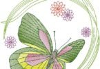 fantastic butterfly embroidery design 