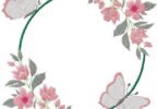 Floral Border embroidery desgn