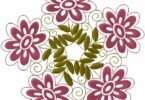 fantastic floral embroidery design