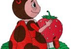 ladybug embroidery design