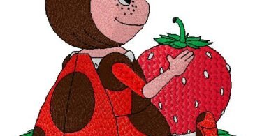 ladybug embroidery design