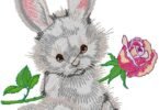 cute Bunny embroidery design