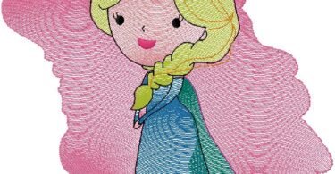 cute Girl embroidery design