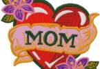 Floral Heart “MOM” Embroidery Design