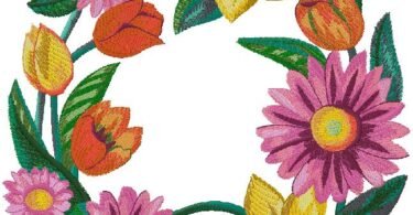 woderful floral Embroidery design