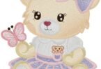 Sweet Teddy Bear with Butterfly Embroidery Design