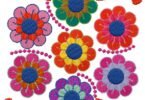 Colorful Floral Embroidery Design – Vibrant Folk Art Flower Pattern
